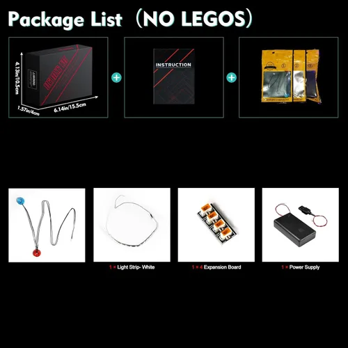 Vista 8 de VONADO Kit de luz LED compatible con LEGO Retro Camera 31147 Creator, accesorios de juego de iluminación creativa