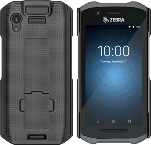 Vista 2 de Nakedcellphone Kickstand para Zebra TC21 TC26 Funda de teléfono - Negro
