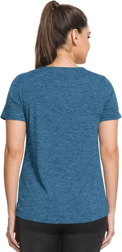 Vista 17 de MISS FORTUNE Active Wear Yoga Top Cool Dry Workout Shirt Ropa de ejercicio