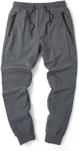Vista 3 de Pantalones deportivos casuales para hombre con bolsillos con cremallera