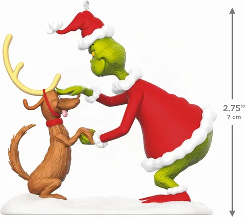 Vista 4 de Hallmark Keepsake Adorno del Dr. Seuss Grinch
