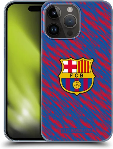 Vista 10 de Head Case Designs Funda rígida con licencia oficial del FC Barcelona Barca Crest y compatible con Apple iPhone 15 Pro Max