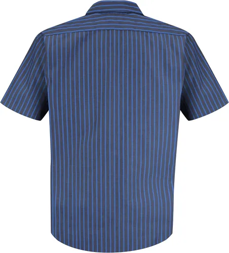 Vista 2 de Red Kap Camisa de trabajo industrial para hombre, ajuste regular, manga corta