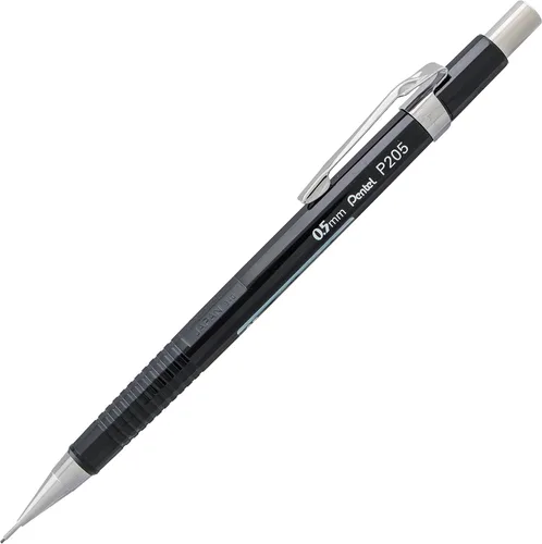 Vista 2 de Pentel P205BP2-K6 Portaminas/Automático afilado, 0.5 mm, negro, 2 unidades (paquete de 1) - El empaque puede variar.