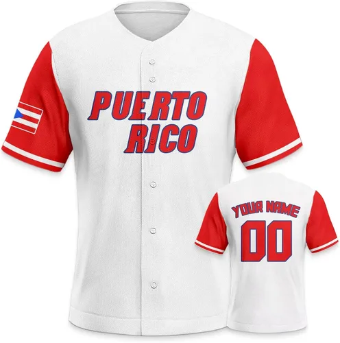 Vista 7 de Custom 2026 World Baseball Jersey Sports Shirt for Fans Men Youth Women Gifts Personalize Your Name Number S-6XL