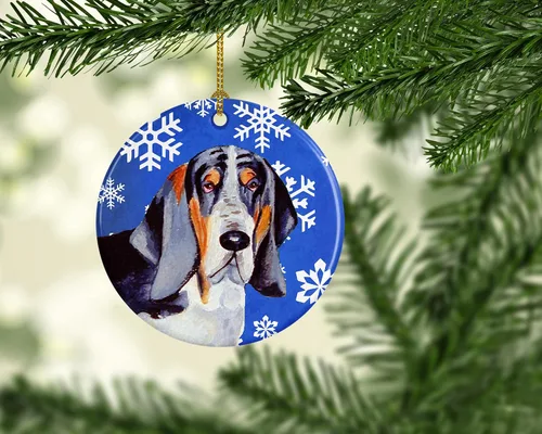 Vista 132 de Caroline's Treasures Cavalier Spaniel - Adorno de cerámica para colgar en el árbol de Navidad, para el hogar, Navidad, fiestas, regalo, 3 pulgadas