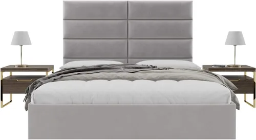 Vista 75 de Vänt - Paneles tapizados de cabecera para montar en la pared, diseño Elizabeth, 120 x 46 pulgadas, configuración de 16 paneles individuales