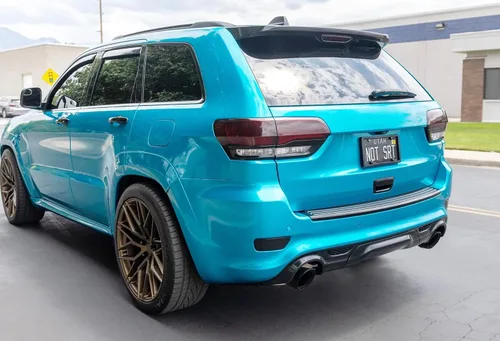 Vista 7 de iJDMTOY Lentes de reflector de parachoques trasero con lentes de oscurecimiento para Jeep 2011-2020 Grand Cherokee WK2, Compass y Dodge Journey