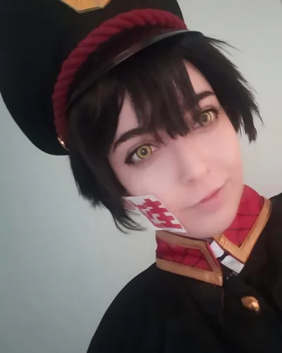 Vista 6 de FCCAM Hanako Kun - Disfraz de anime Yugi Amane, uniforme escolar para disfraz de Halloween y Navidad