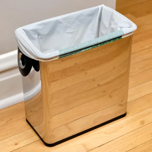 Vista 7 de KC's - Bolsas de basura biodegradables pequeñas compostables de 3 galones, 25 unidades Bolsas de compost desechables extra duraderas con cierre