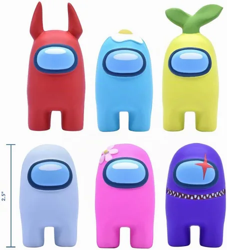 Vista 13 de Just Toys – Among Us SquishMe Blind Bag Squishy Toy