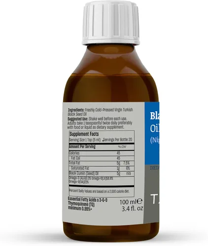 Vista 7 de TALYA Paquete de aceite de orégano y semillas negras - Apoyo inmunológico y digestivo - Alto contenido de carvacrol y timoquinona - Prensado