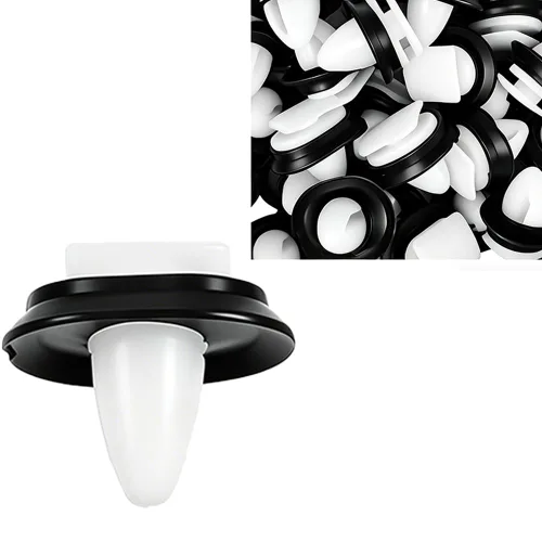 Vista 9 de DSkoiph 30 piezas de clip de moldeo para puerta trasera lateral con sellador compatible con 68093998-AA 71728806 856543 RAM Chrysler Dodge Ram