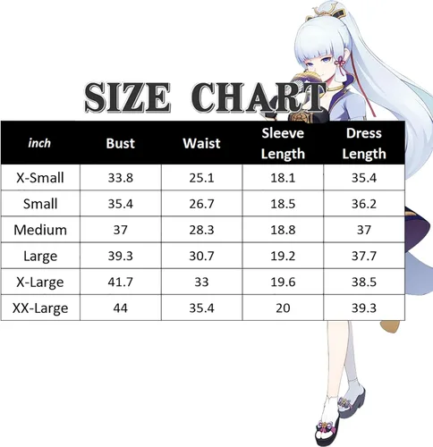 Vista 5 de LTAKK Genshin Impact - Disfraz de anime para mujer