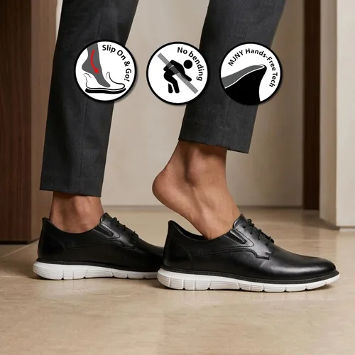 Vista 9 de Marc Joseph New York - Zapatos para hombre Cloud Street (tecnología manos libres)