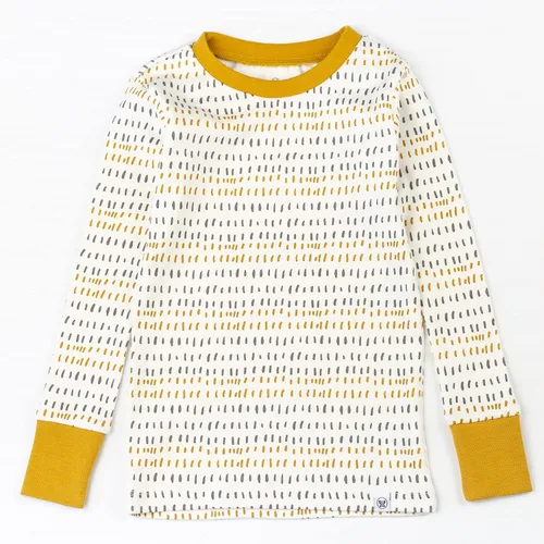 Vista 2 de HonestBaby Pijama unisex de algodón orgánico para niños y bebés