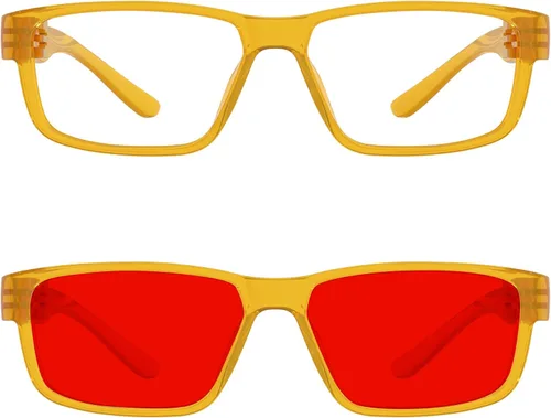 Vista 329 de Eyekepper Gafas de luz azul para hombre y mujer, paquete de 6 lentes Pilot Paquete de 6 color mezclado