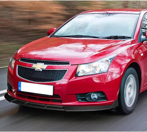 Vista 5 de Q1-TECH, borde de parachoques delantero compatible con Chevrolet Cruze 2011 - 2014, alerón de parachoques delantero, kit de cuerpo de barbilla
