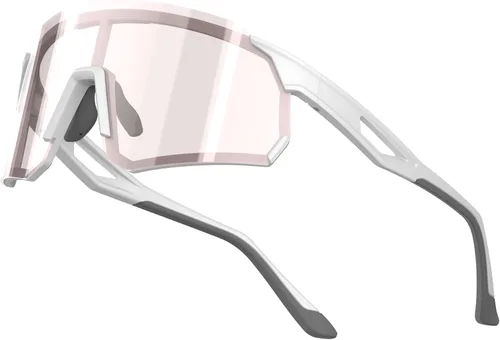 Vista 15 de Lentes de ciclismo fotocromáticos, UV400 TR90, marco para equitación, correr, béisbol, pesca, conducción para hombres y mujeres