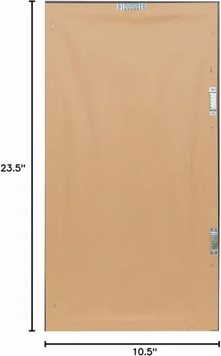 Vista 12 de Pizarrón magnético enmarcado Wyeth, marca DesignOvation Negro