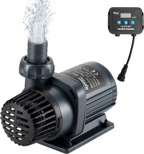 Vista 9 de hygger Bomba de agua sumergible silenciosa de 800 GPH y externa de 24 V, con controlador (configuración del 30% al 100%), potente bomba de retorno