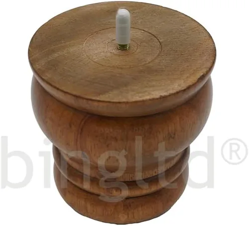 Vista 2 de BingLTD - Patas de sofá de madera dura con perfil de nogal de 4 1/2 pulgadas - Juego de 4 (P687-163)