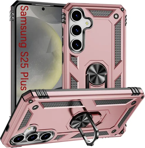 Vista 34 de Korecase - Carcasa para Samsung Galaxy S10E con soporte de anillo, color Negro