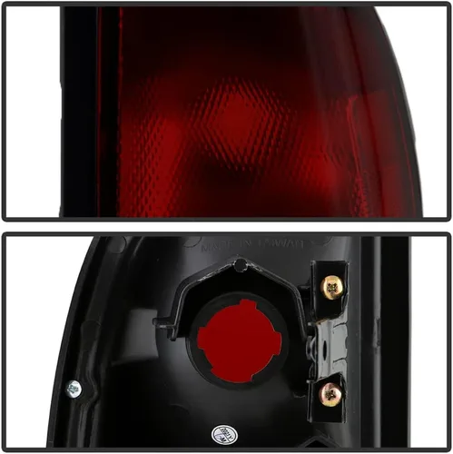 Vista 3 de ACANII - Para luces traseras Nissan Frontier 1998-2004 tintadas negras 98-04 izquierda+derecha