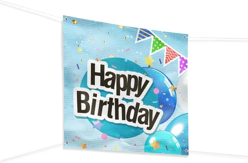 Vista 83 de Cartel de baby shower para uso en interiores y exteriores de 4 x 1 pies, pancarta grande personalizada y letreros con cuerda para colgar, telón