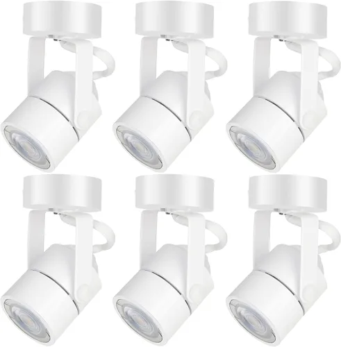 Vista 10 de GU10 - Kit de luces de pista blancas de 6 luces, 10 W, 3000 K