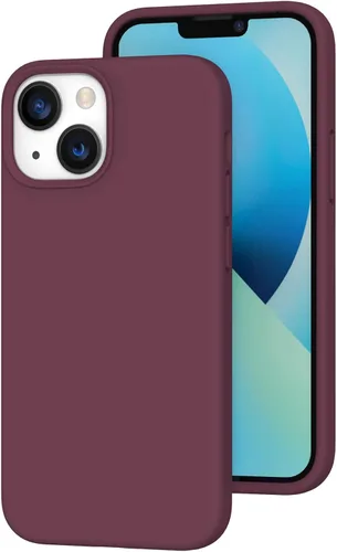 Vista 15 de Funda de silicona líquida compatible con iPhone 12 Pro Max 6.7 pulgadas, funda de gel de protección completa con forro de microfibra, funda