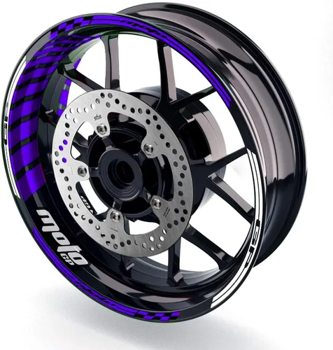 Vista 22 de MC MOTOPARTS Adhesivos para llanta de rueda 17 pulgadas Cinta adhesiva AA01 Compatible con GSX1300R GSXR1000 GSXR600 (Azul Aqua)
