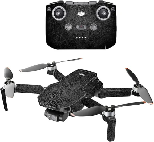 Vista 5 de MIGHTY SKINS Compatible con DJI Mini 2 Dron portátil – Pared negra Funda protectora de vinilo duradera y única Fácil de aplicar, quitar