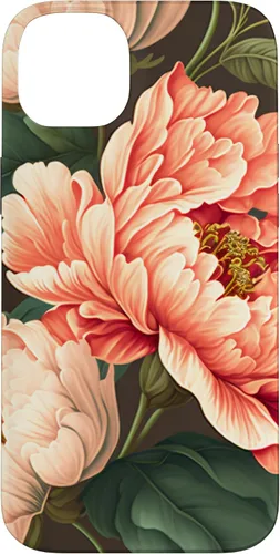 Vista 15 de Vintage Peony Inspired Flower Plant Lover Funny Gardening Case for iPhone 17