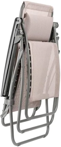 Vista 4 de Lafuma - Zero Gravity Chair - Outdoor Recliner Chair Rclip Batyline®iso Magnolia Tubing Titane - Made in France - LFM4023_9269-5 Year Warranty Pink