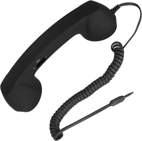 Vista 7 de FLEXMAN Teléfono retro Bluetooth, a prueba de radiación con enchufe de 0.138 in, multifunción, clásico, retro, para decoración de teléfonos Negro