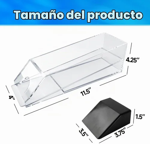 Vista 2 de GSE - Zapato de acrílico transparente para blackjack, capacidad para 6