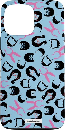 Vista 24 de Bob’s Burgers Bob Linda Gene Tina Louise Hair Light Blue Case for iPhone 17