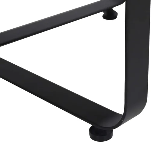 Vista 6 de Christopher Knight Home Tracy - Mesa de centro industrial moderna de madera de acacia para exteriores, acabado de teca, color negro