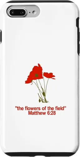 Vista 12 de Look at All The Beautiful Flowers of The Field Matthew 6:28 Case for iPhone 17