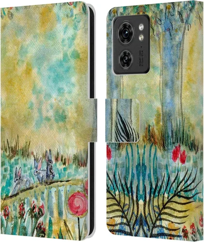 Vista 11 de Head Case Designs Officially Licensed Wyanne Half Light Nature 2 Leather Book Wallet Case Cover Compatible with Motorola Moto Edge 40