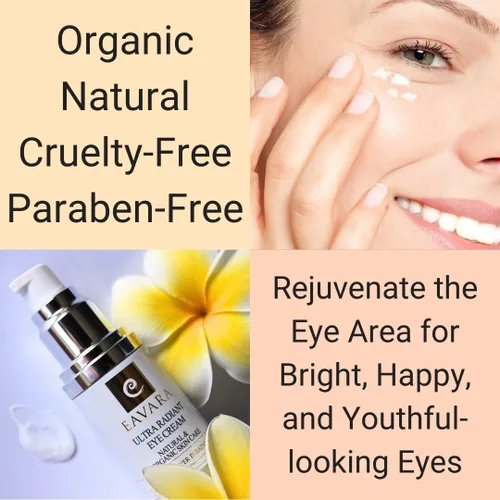 Vista 4 de Crema hidratante diaria antienvejecimiento orgánica y crema de ojos antienvejecimiento