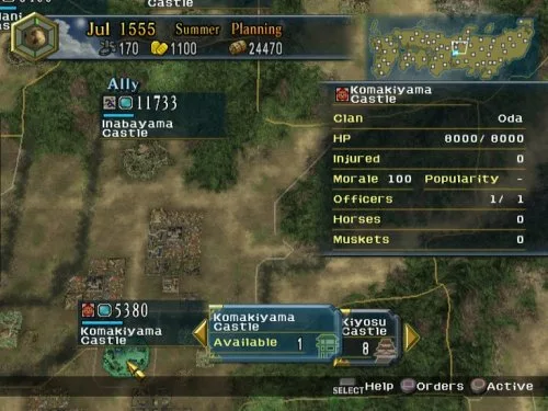 Vista 15 de Nobunaga's Ambition Iron Triangle - PlayStation 2