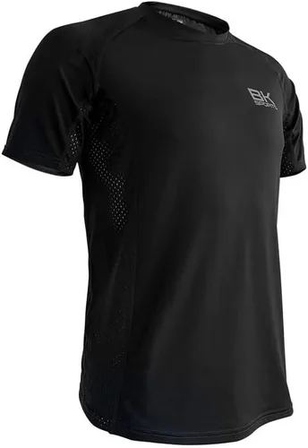 Vista 2 de BK Sports - Camisas de compresión de manga corta para hombre, camiseta de bambú para hombre