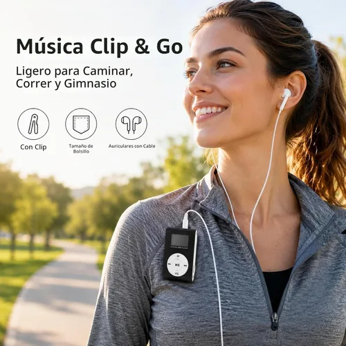 Vista 7 de Reproductor de música Reproductor de MP3 Pantalla Mini
