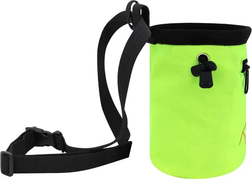 Vista 3 de AMC Bolsa de tiza con diseño de panda escalada en roca con cinturón ajustable