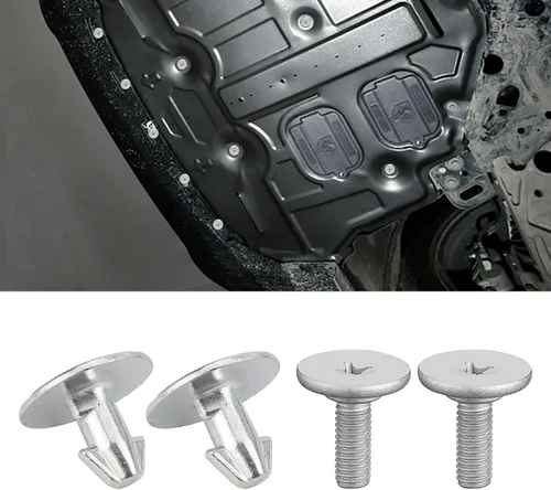Vista 8 de 14 piezas de tornillos de perno de cubierta inferior del motor, cubierta de radiador premium y clips de acceso, 90674-TY2-A01 90105-TBA-A00