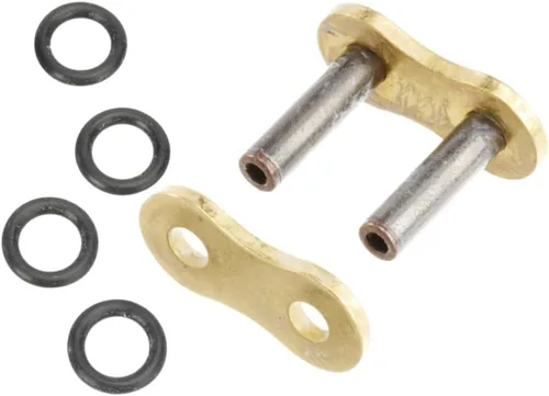 Vista 8 de [Usado] RK Racing Chain GB520SO-94 Cadena de anillo tórico de oro de 94 eslabones con enlace de conexión