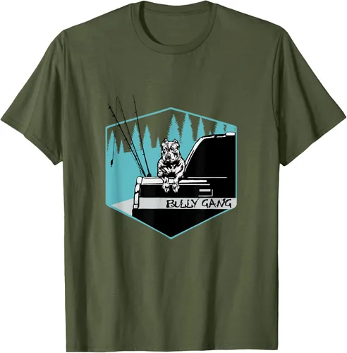 Vista 50 de Camiseta American Bully Gang, Negro