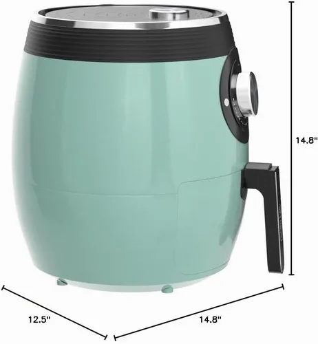 Vista 7 de Dash Freidora de aire de lujo, control de temperatura ajustable y función de apagado automático, tecnología AirCrisp®, espaciosa cesta Agua